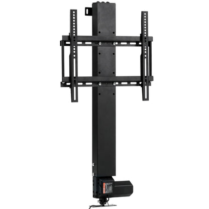 Automated TV Elevator for Up to 50" Screens, 28" Stroke with Adjustable Height from 38" to 65", Remote Controlled, Supports up to 132 lbs