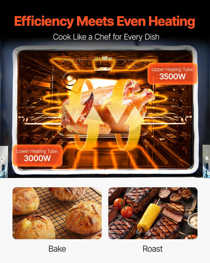 30 in Electric Range Oven, 4.8 Cu. Ft. Capacity Compact Freestanding Oven, Stainless Steel Kitchen Stove, with 4 Cooktop Burners, Timer, Easy Reach Racks, Storage Drawer, Light(No Power Cord)