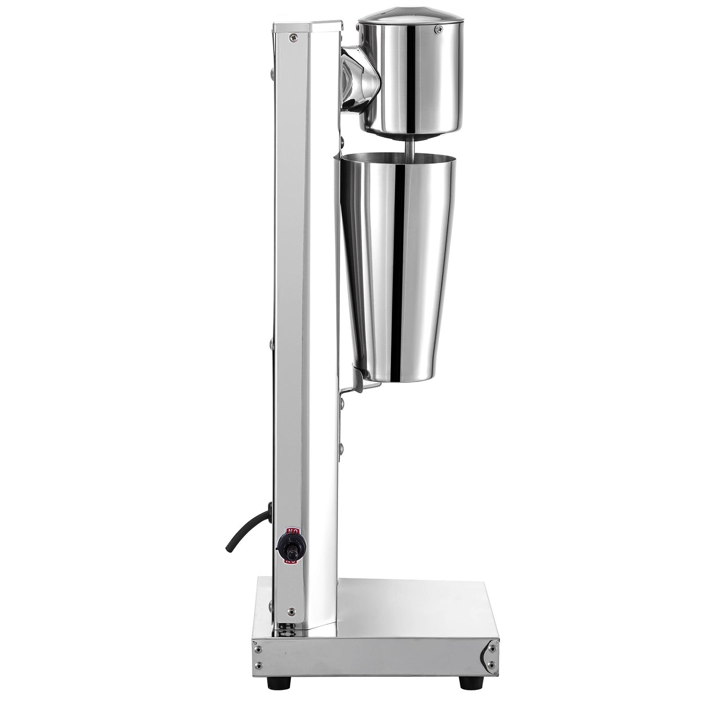 Milkshake Maker Kit, Stainless Steel Electric Milkshake Maker, 180W Milkshake Machine, Single Head Classic Milkshake Maker with 800ml Cup, Silver Milkshake Maker Machine, 2 Speed Adjustable