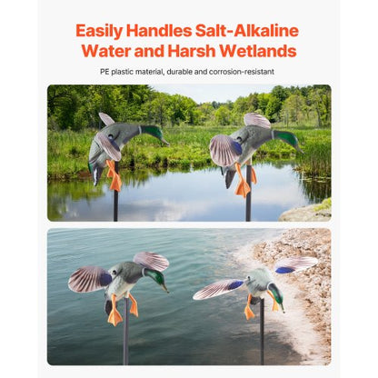 Spinning Wing Motion Anklockor Utomhus Realistiska Kricka Lockor För Jakt