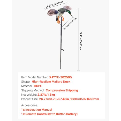 Spinning Wing Motion Anklockor Utomhus Realistiska Kricka Lockor För Jakt