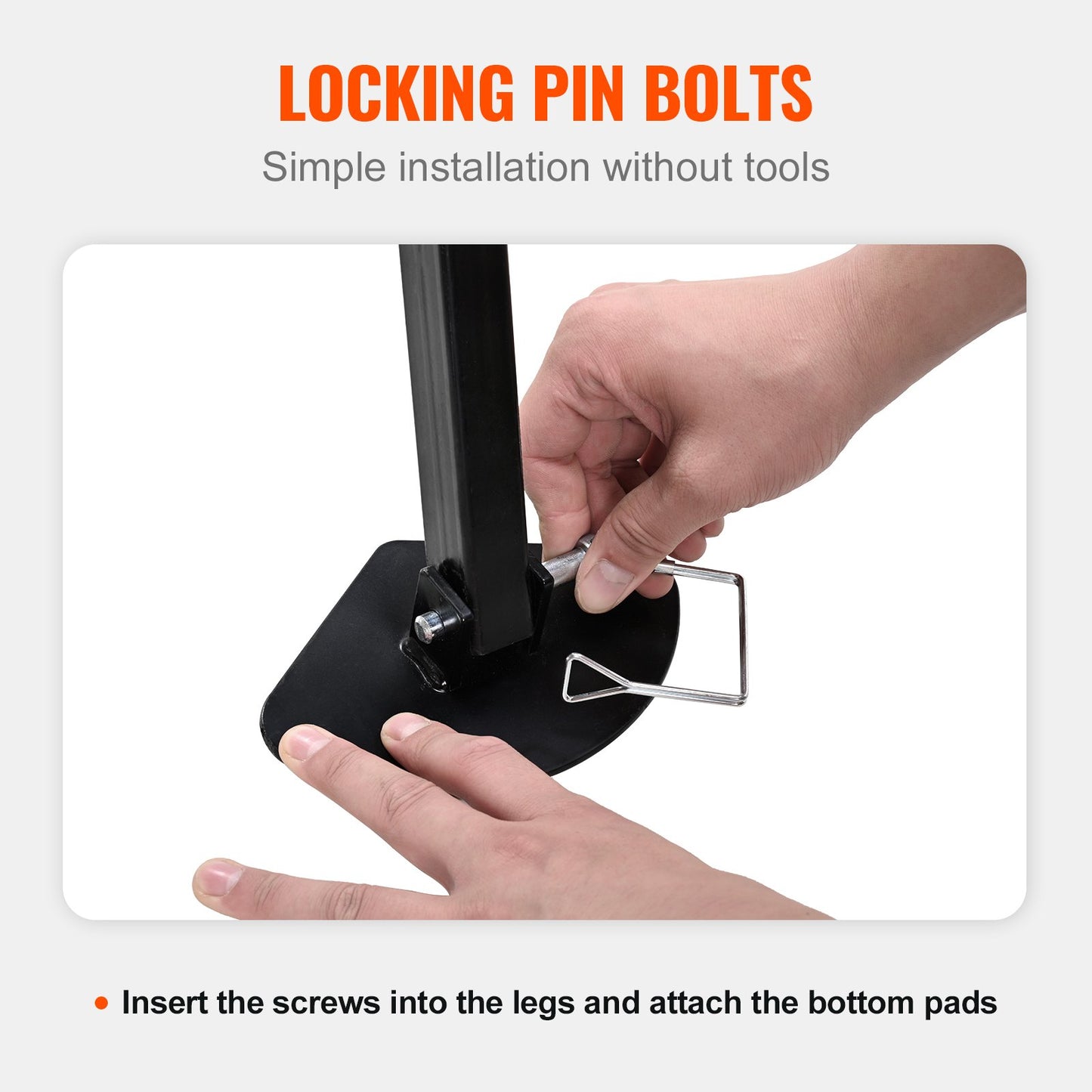 5:e hjulstativstabilisator, 5000 LBS lastkapacitet Stativ Vändskivestabilisator, 35"-57" justerbar höjd RV svanhalsstabilisator, stativuttag för femtehjulssläp, husbilar och husbilar