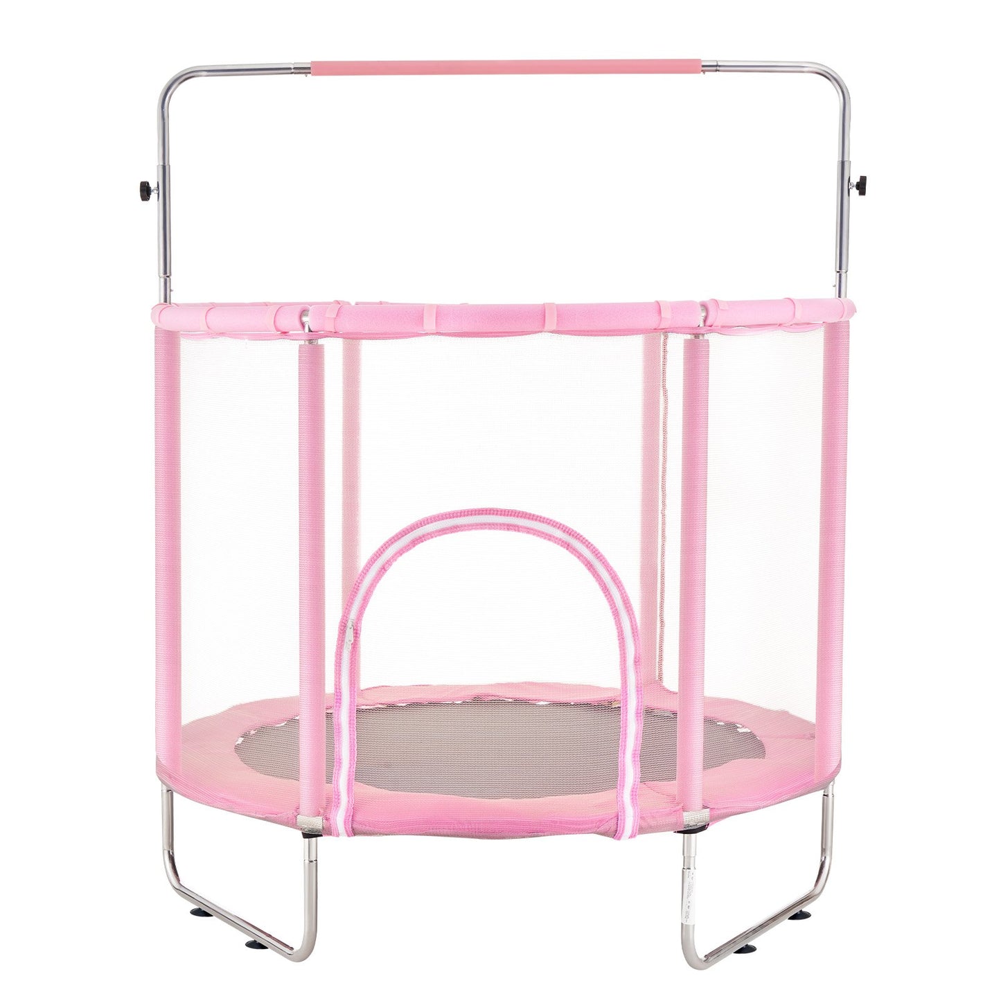 55" Trampoline for Kids Mini Toddler Trampoline with Net Indoor Outdoor