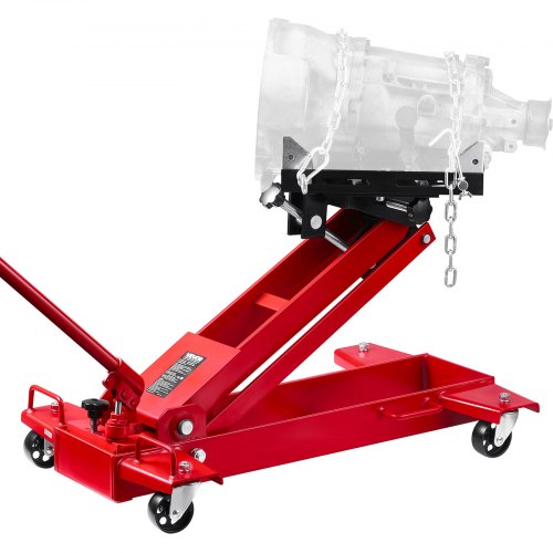 Low Profile Floor Jack, 2200 lbs / 1 Ton Lifting Capacity Telescoping Transmission Floor Jack, 7.28-27.6 in Lifting Height, Flexible 360° Swivel wheels, Heavy-Duty Lift Hoist for Garage/Shop