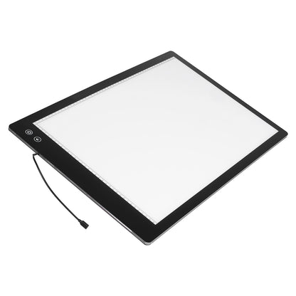 A2 LED-Lichttafel, wiederaufladbares Tracing Pad, 6 Helligkeitsstufen dimmbar