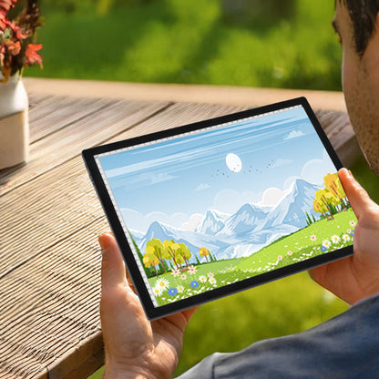 Light Board, A3 LED Light Pad with 6 Level Dimmable Brightness, Rechargeable Light Table for Tracing, Light Box for Diamond Painting, Animation, Sketching, Drawing, Stenciling, Artists (Black)