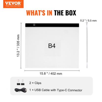 B4 LED Light Board USB Powered Track Light Board for Diamond Painting