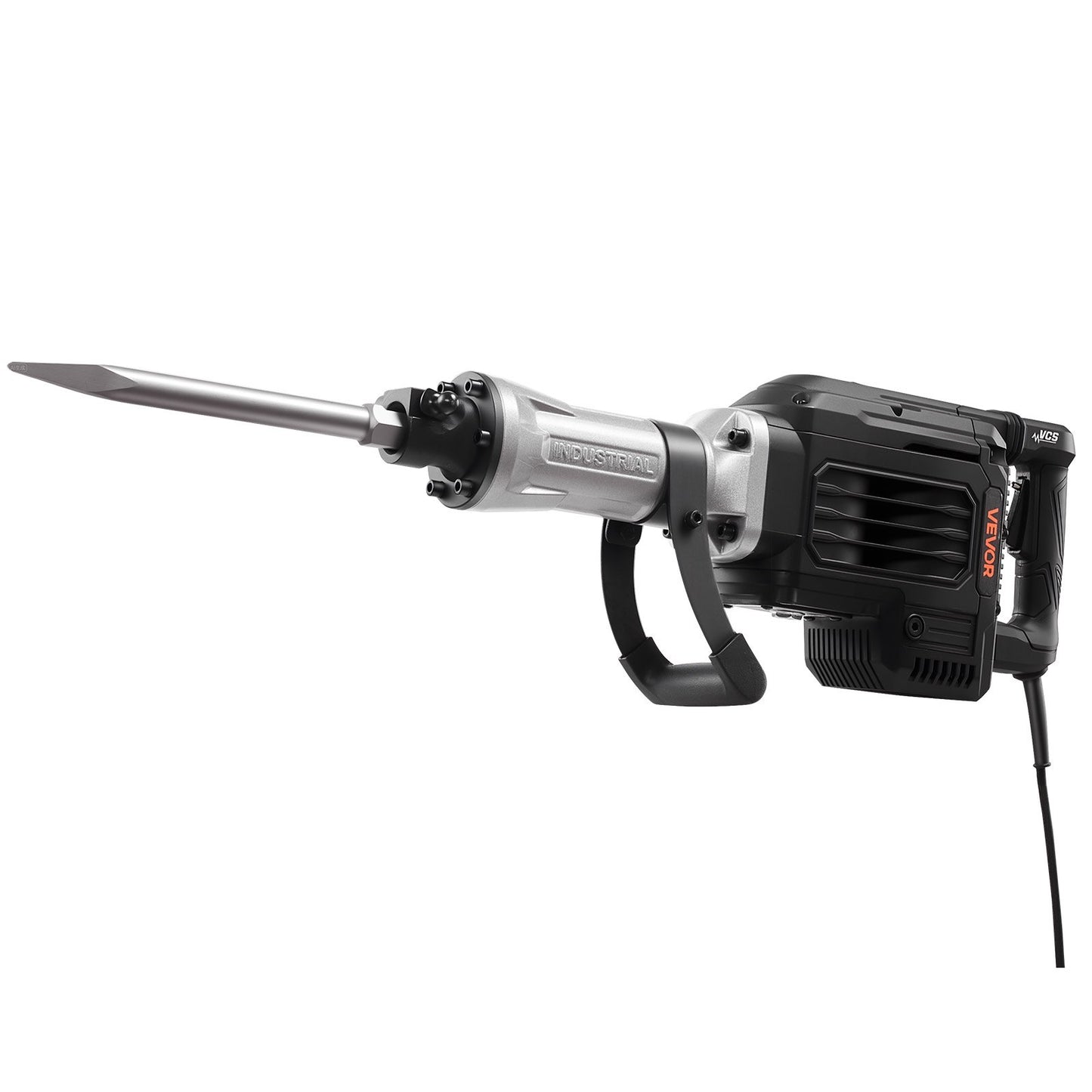 Demolition Jack Hammer, 3000 W Powerful Electric Jackhammer, 1700 BPM Concrete Breaker with a Point Chisel, Carrying Case, Gloves, Goggles, for Concrete, Wall, Brick, Tile and Foundation