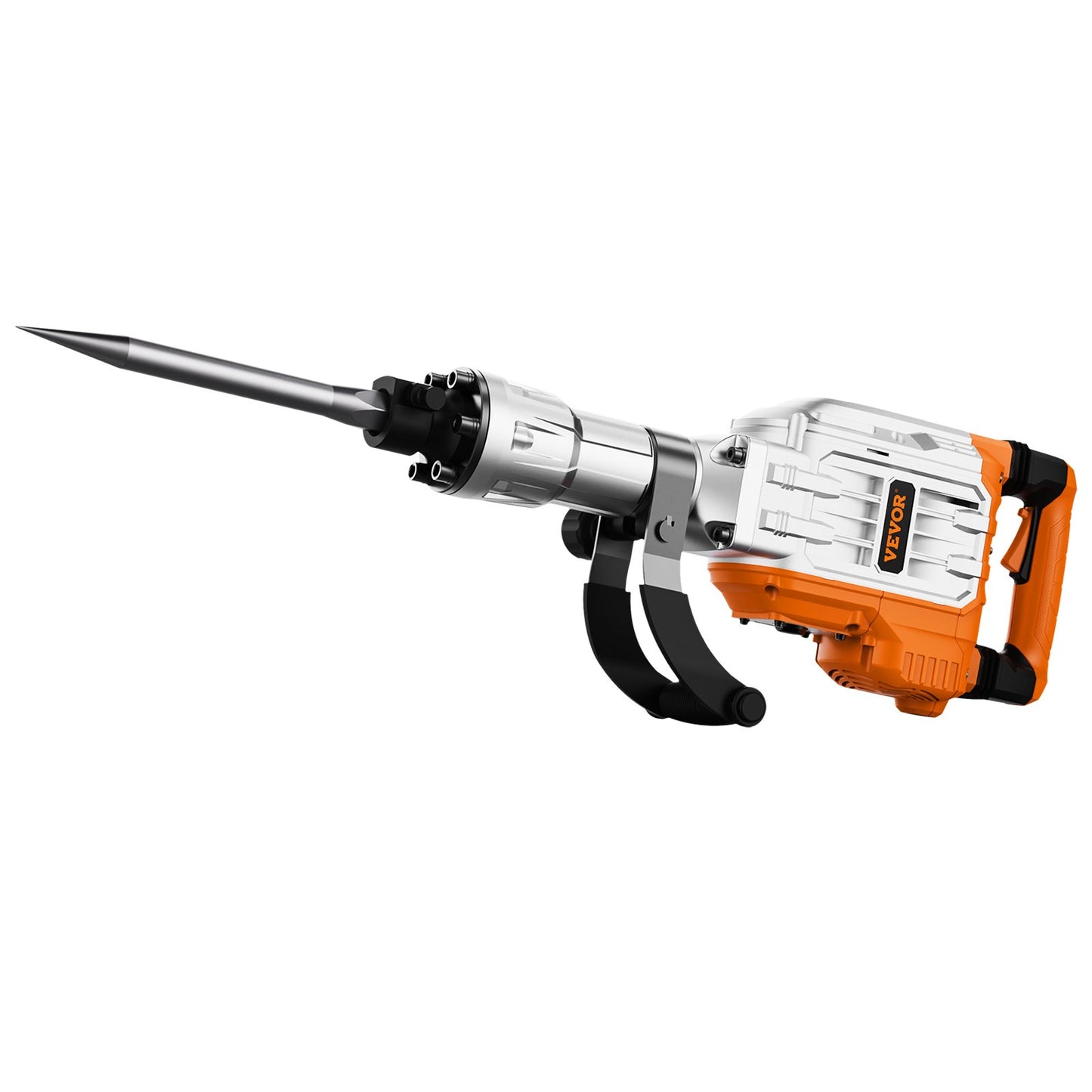 Demolition Jack Hammer, 3500W Jack Hammer Concrete Breaker, 1900 BPM Heavy Duty Electric Jack Hammer, 2pcs Chisel with Gloves & 360°C Swiveling Front Handle for Trenching and Breaking Holes