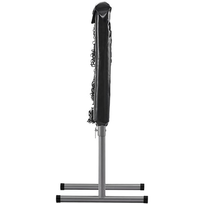 9-Loch-Baseballnetz, 21"x29" Softball-Baseball-Trainingsgerät für Schlagübungen, robuste, höhenverstellbare Trainingshilfe mit Schlagzone und 4 Bodenpfählen, für Jugendliche und Erwachsene