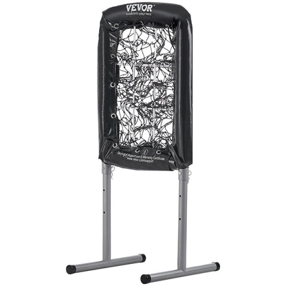 9-Loch-Baseballnetz, 21"x29" Softball-Baseball-Trainingsgerät für Schlagübungen, robuste, höhenverstellbare Trainingshilfe mit Schlagzone und 4 Bodenpfählen, für Jugendliche und Erwachsene