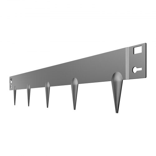 Stål Landskapskant 5-pack 39 x 3 tum Rostbeständig för Yard mörkgrå |  EU