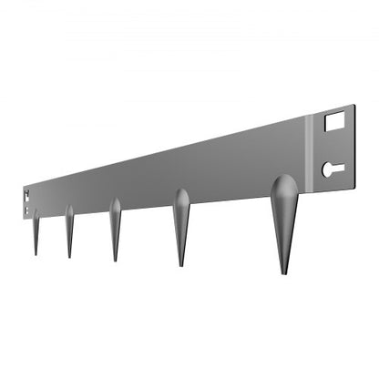 Stål Landskapskant 5-pack 39 x 3 tum Rostbeständig för Yard mörkgrå |  EU