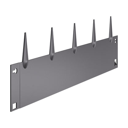 Stahl-Landschaftseinfassung, 5er-Pack, 99,1 x 12,7 cm, rostbeständig, für den Garten, dunkelgrau