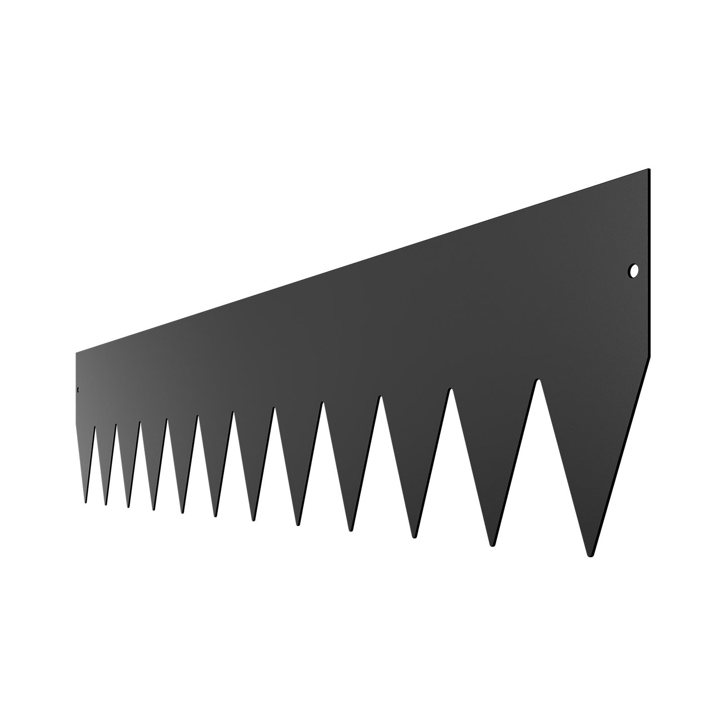 Stahl-Landschaftseinfassung, 6er-Pack, 101,6 x 20,3 cm, rostbeständig, für den Garten, Schwarz