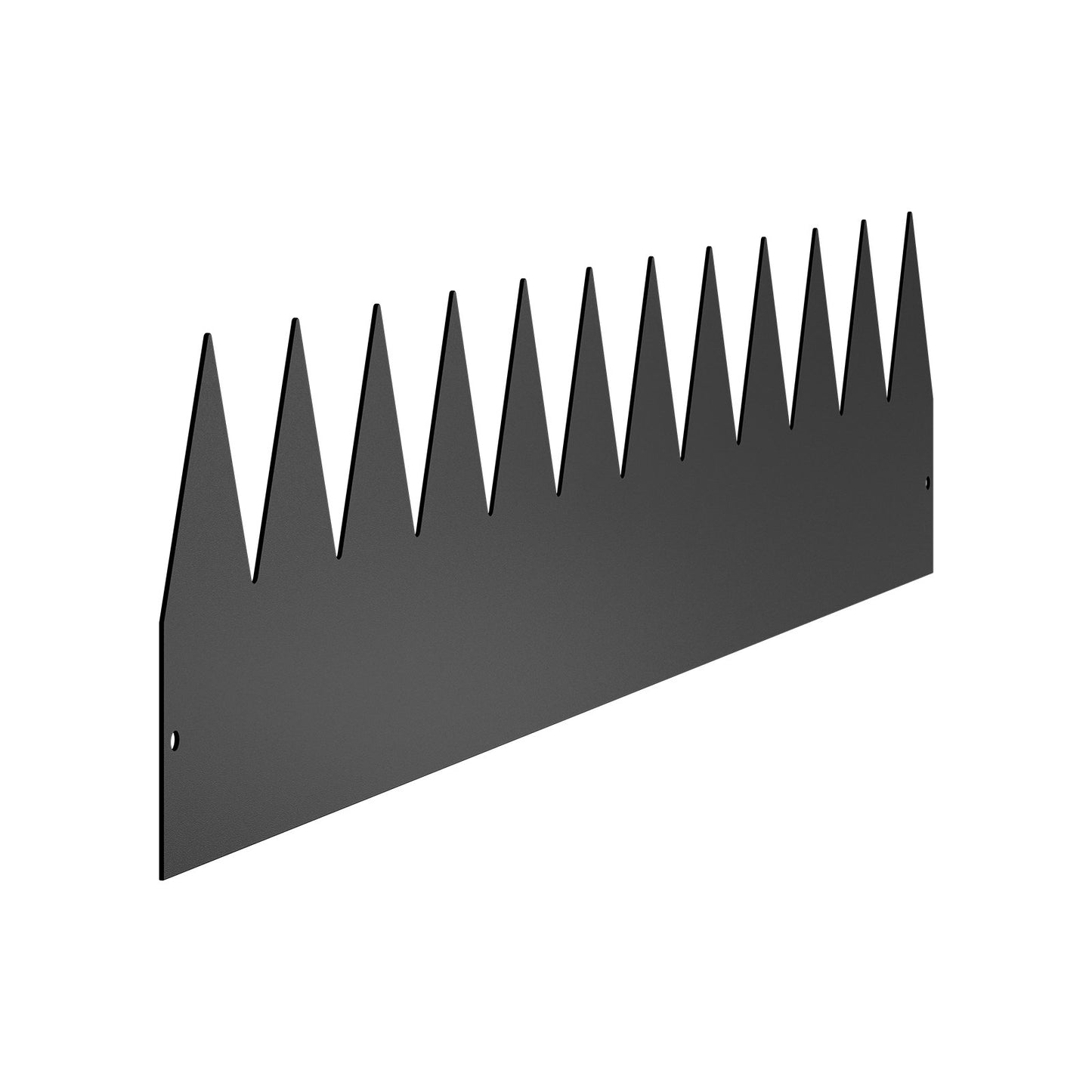 Stahl-Landschaftseinfassung, 6er-Pack, 101,6 x 20,3 cm, rostbeständig, für den Garten, Schwarz