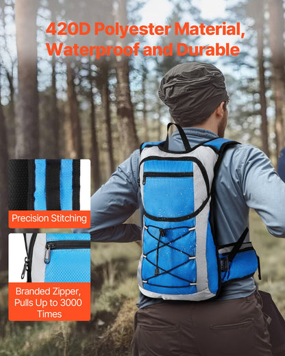 Hydration Pack Ryggsäck 3L TPU Water Bladder cykling Vandring Löpning Camping