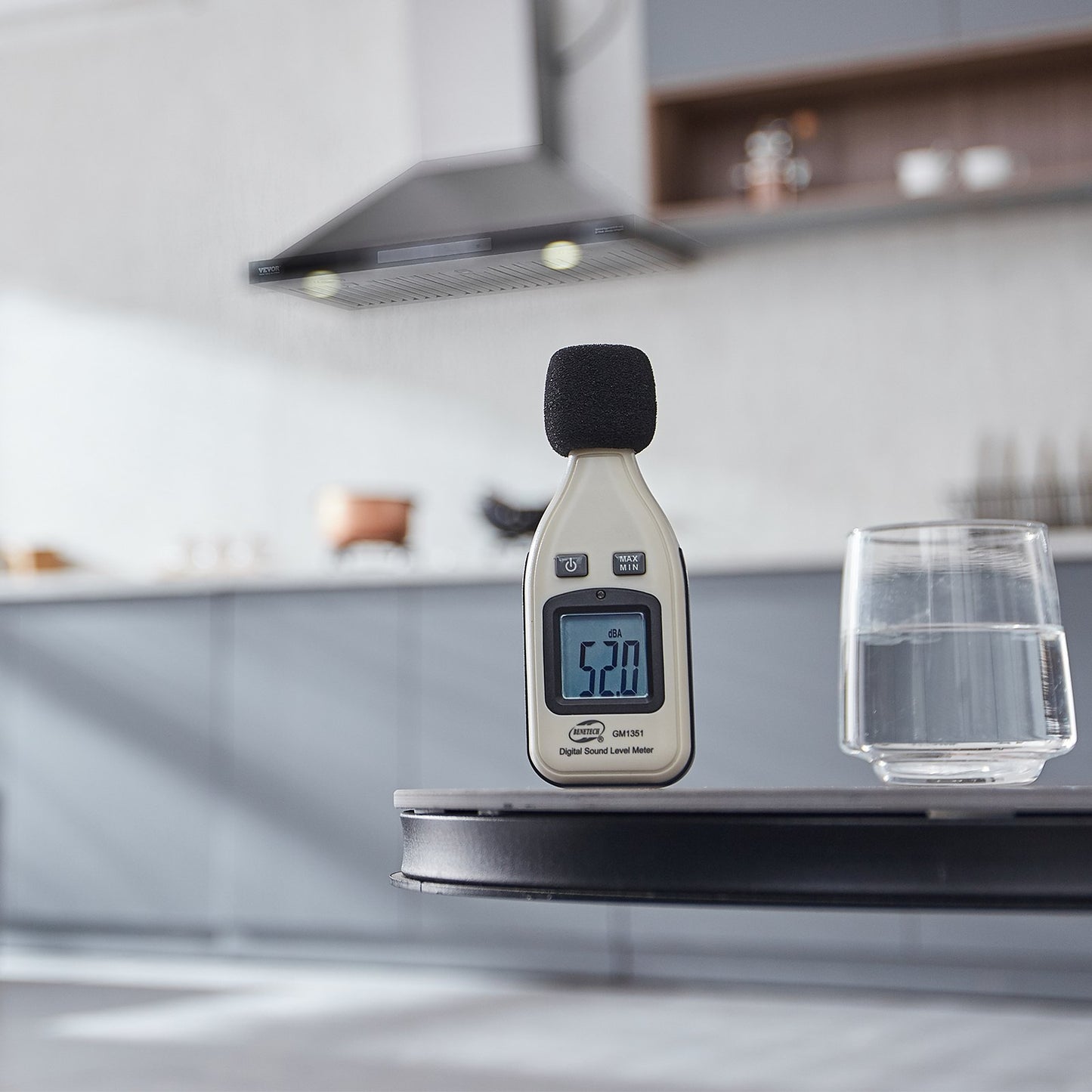 Wall Mount Range Hood, 30 inch Chimney-Style Ceiling Mount Vent, 800 CFM Stainless Steel Kitchen Stove Hood with Gesture & Touch Control, LED Light, Baffle Filters, Ducted/Ductless Convertible