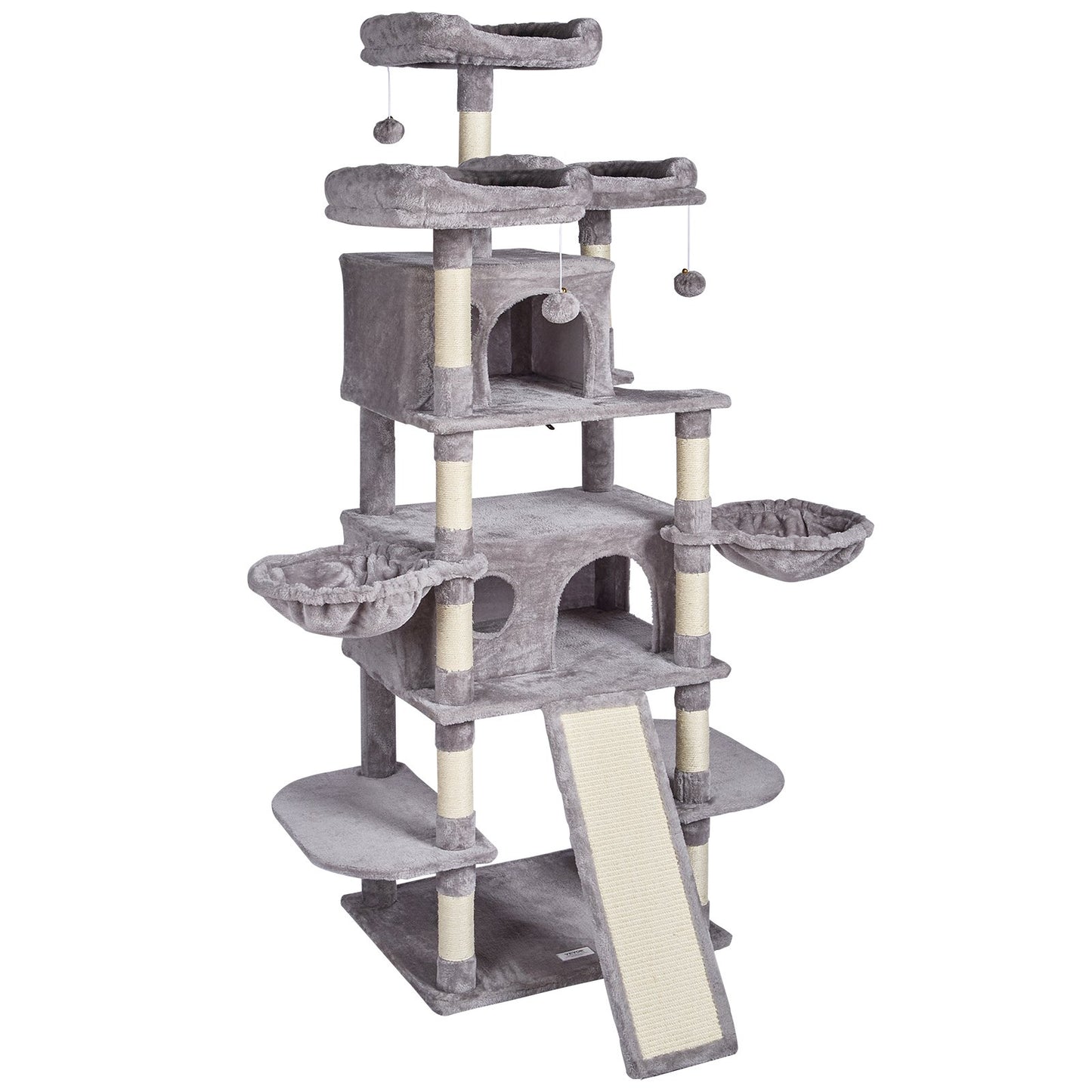 Cat Tree 68.5" Cat Tower for Indoor Cats with Cat Condos Scratching Post