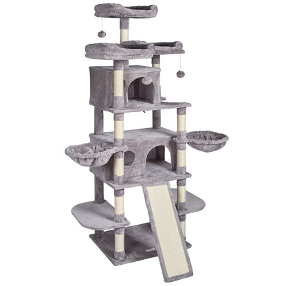 Cat Tree 68.5" Cat Tower for Indoor Cats with Cat Condos Scratching Post