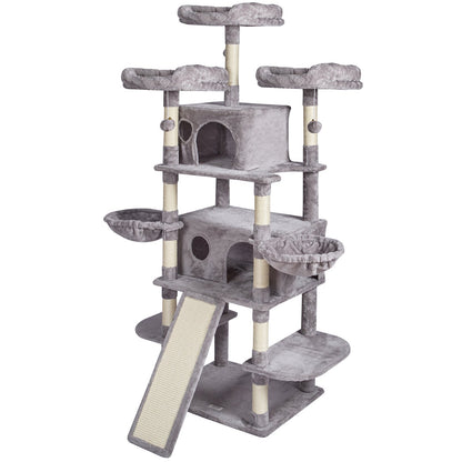 Cat Tree 68.5" Cat Tower for Indoor Cats with Cat Condos Scratching Post