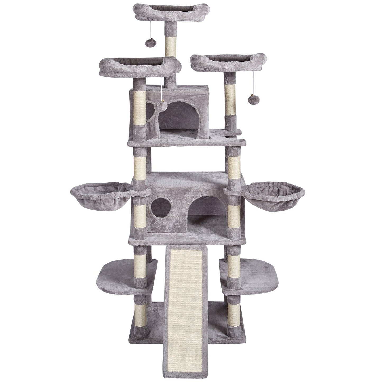 Cat Tree 68.5" Cat Tower for Indoor Cats with Cat Condos Scratching Post