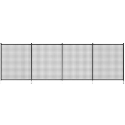 Poolzaun, 4 x 96 FT, abnehmbarer Poolzaun für Außenpools