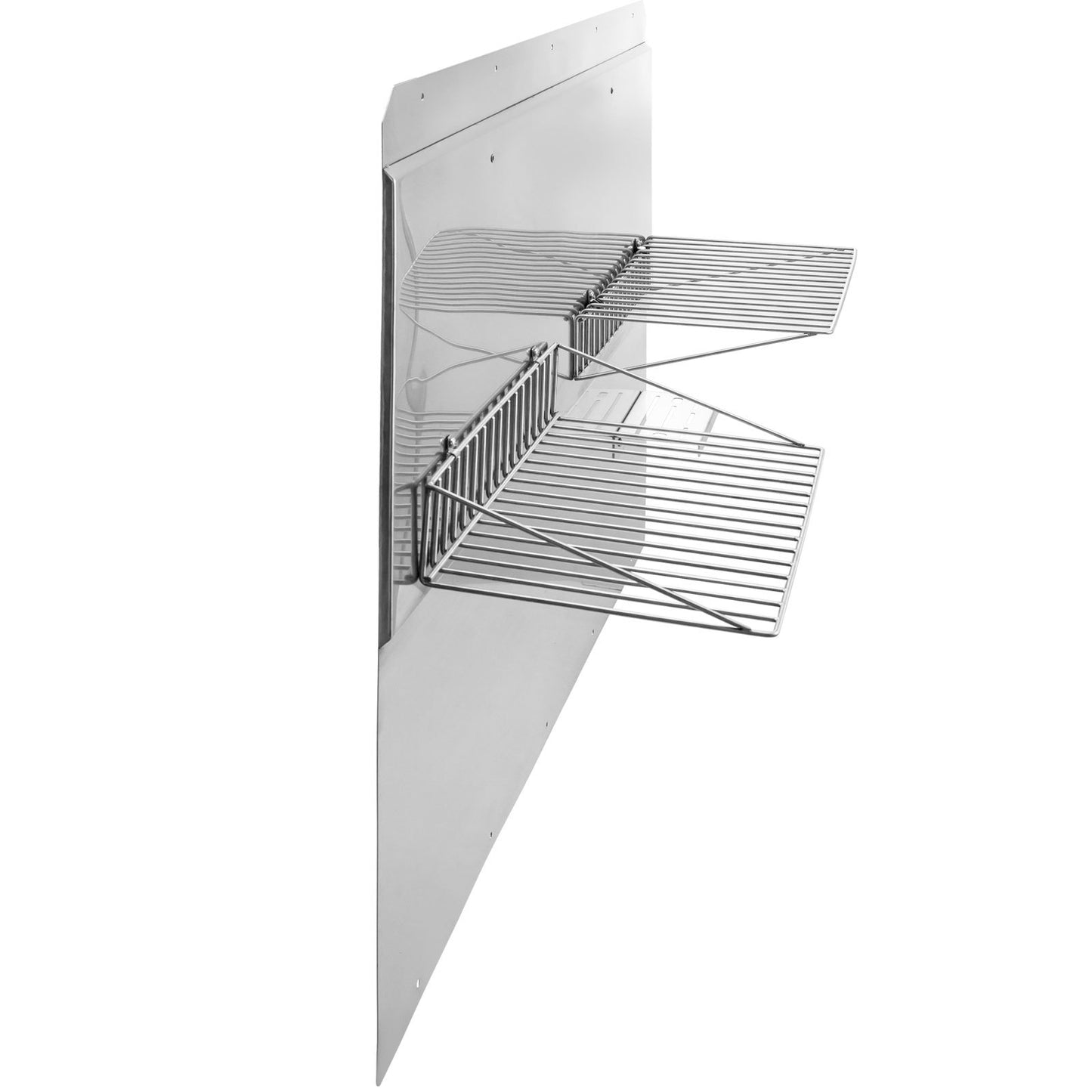 Range Backsplash med hylla 36 x 33,9 tums Kåpa Väggsköld Rostfritt stål Backsplash Silver Stänkplatta för Kåpa Rostfritt Backsplash med avtagbar hylla, Spis Backsplash Panel