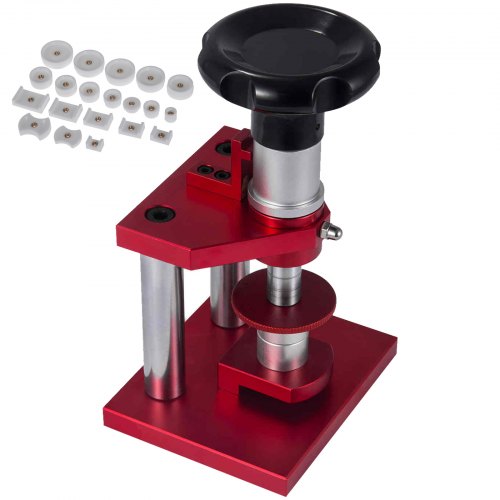 Watch Repair Tools Watch Press with 20Dies Watch Case Closer For Close Snap Off Watch Back Cover Capper Back Closing Machine Bench Tool Crystal Bezel Press Case Watchmaker Watch Repair Tool