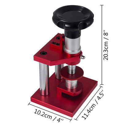 Watch Repair Tools Watch Press with 20Dies Watch Case Closer For Close Snap Off Watch Back Cover Capper Back Closing Machine Bench Tool Crystal Bezel Press Case Watchmaker Watch Repair Tool