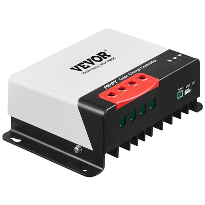 50A MPPT Solar Charge Controller, 12V / 24V Auto DC Input, Solar Panel Regulator Laddare med Bluetooth-modul, 98 % laddningseffektivitet för förseglad (AGM), gel, översvämmad och litiumbatteriladdning