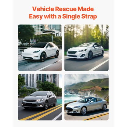 Tow Strap Rope 17000 lbs 20 ft Car Tow Cable with 2 Hooks Heavy Duty | EU