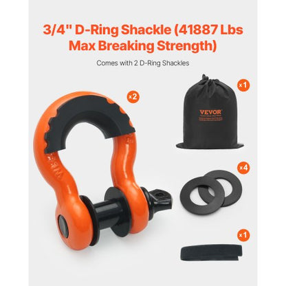 Car Towing Cable Towing Strap Rope 16000 lbs 9 m 7.5 cm Heavy Duty Emergency