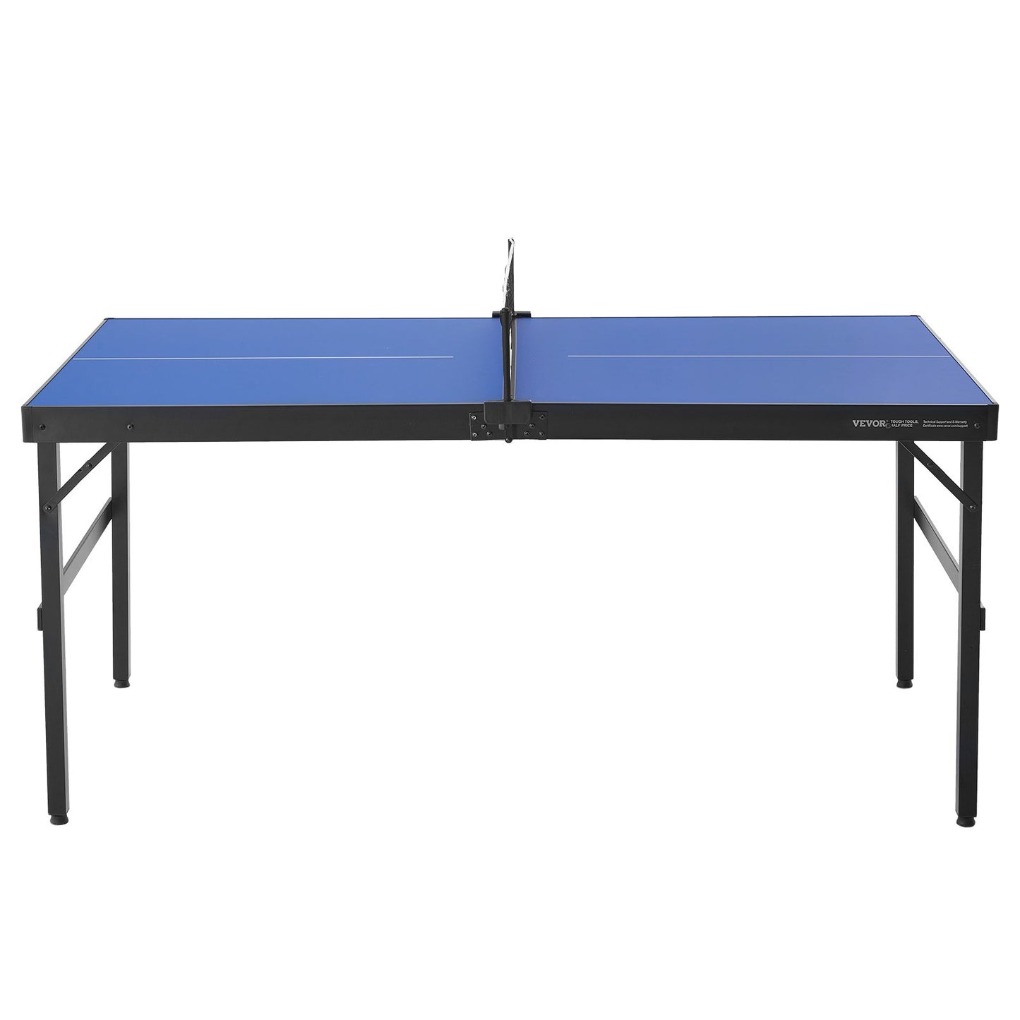 Mittelgroßer Ping-Pong-Tisch, faltbarer Indoor-Tischtennis-Spieltisch mit Netz