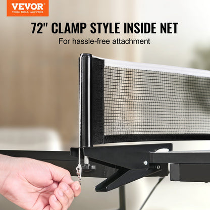 Ping Pong Bord Hopfällbart Bordtennis Spelbord inomhus med klämnät