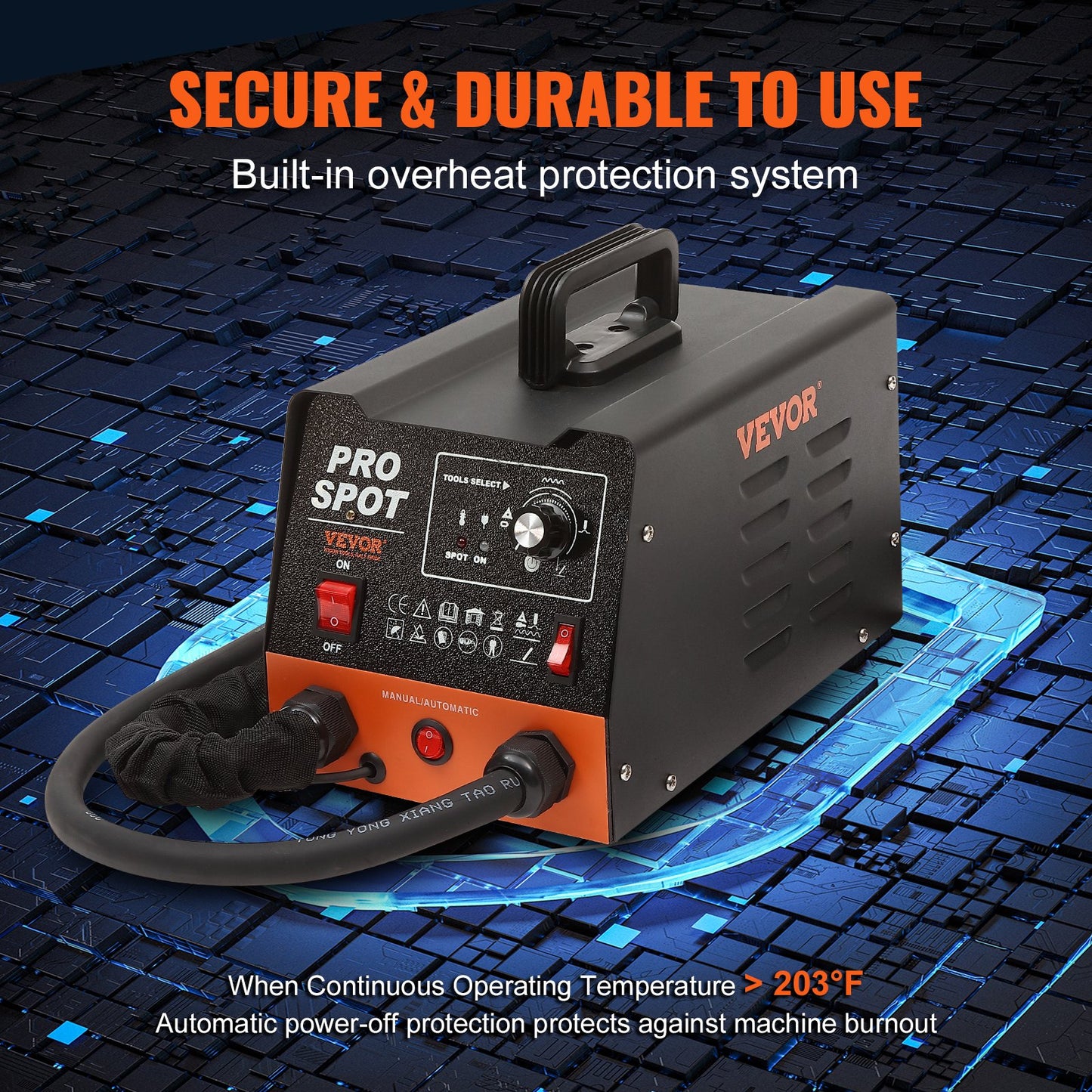 Stud welder dent repair kit 3 KW spot welder dent and 6 welding positions