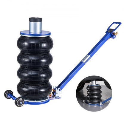 Air Jack, 6 Ton/13227 lbs Airbag Jack, Lift Up to 26.5 inch with Heightened Column, Adjustable Handle & Thick Rubber Pad, 2-5 s Fast Lifting Pneumatic for Car, SUV, Pickup Truck Repair, Garage
