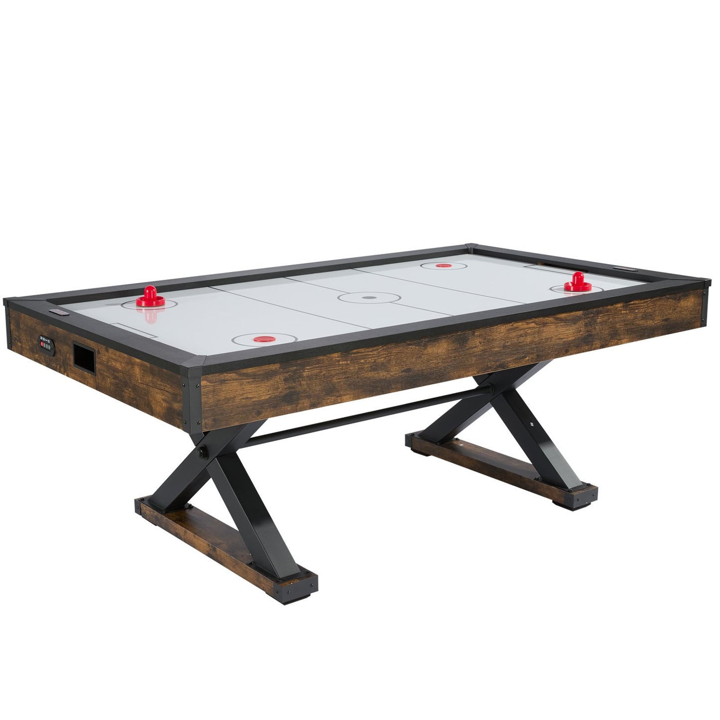 214 cm Air Hockey Tisch Air Powered Arcade Tisch Elektronische Punktezähler Drücker