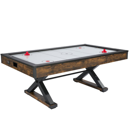 214 cm Air Hockey Tisch Air Powered Arcade Tisch Elektronische Punktezähler Drücker