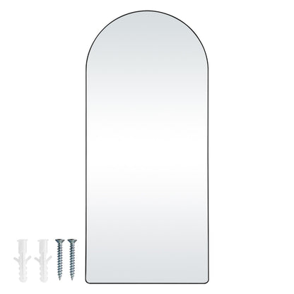 Välvd hellängdsspegel 71'' x 32'' helkroppsspegel stående hängande