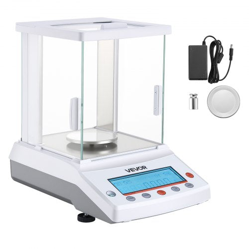 Analytical Balance, 120 g x 0.001 g High Precision Accuracy Lab Scale, g/oz/ct/mg 4 Units Electronic Digital Analytical Balance with Glass Draft Shield, for Laboratory Jewelry Pharmacy