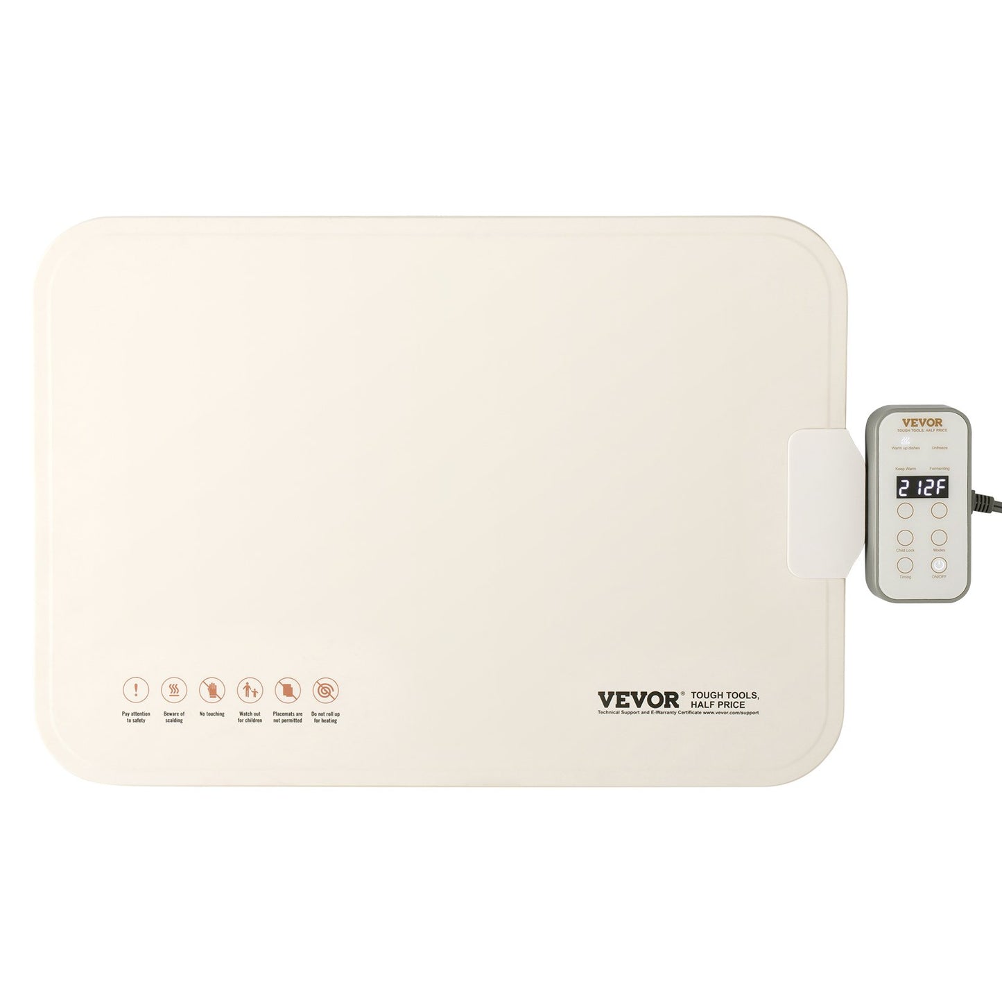 Electric Warming Tray Rollable Food Warming Mat with Temperature Control for Buffet