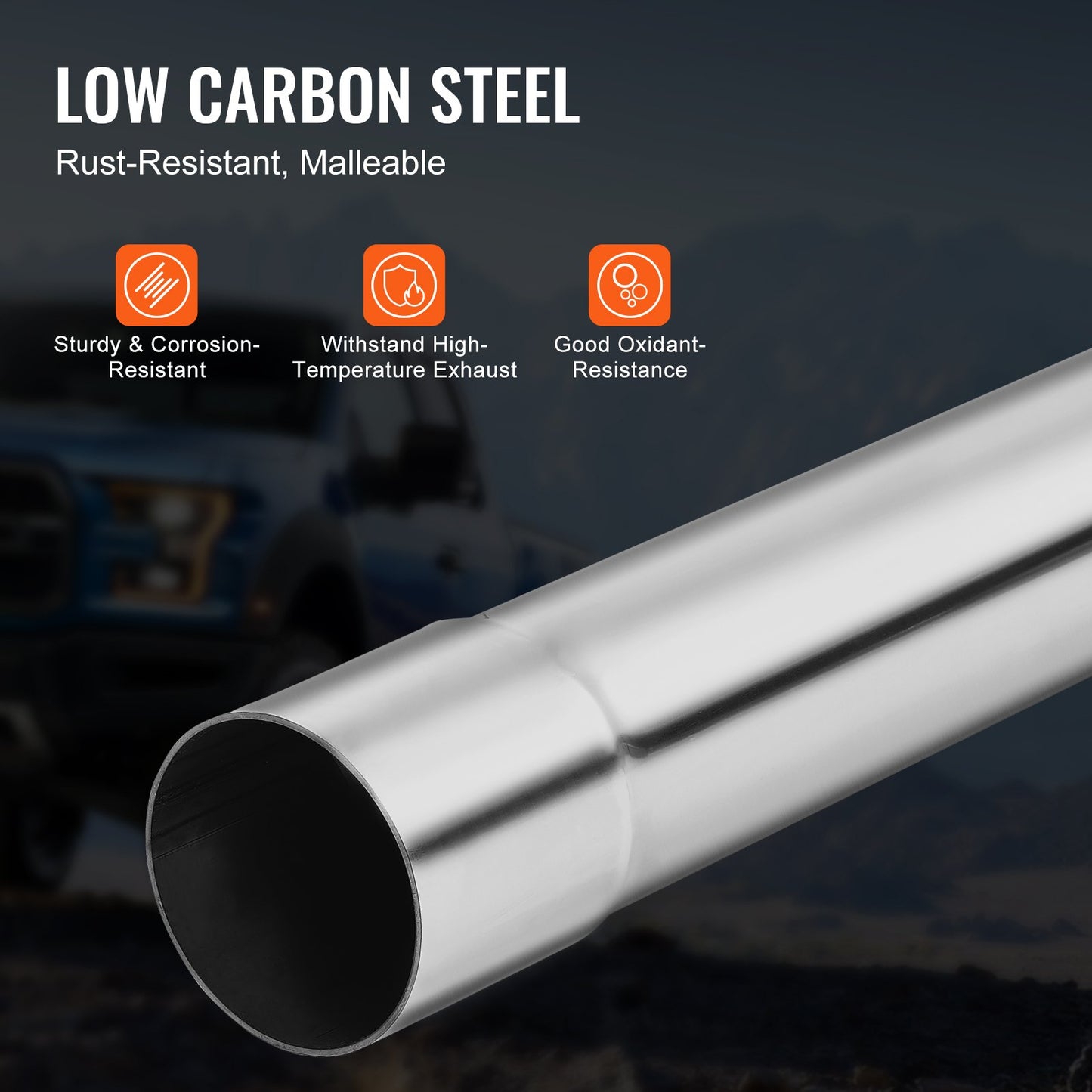 DIY Universal Exhaust Kit 16 Piece Exhaust Pipe Kit with Slip-Fit Joint