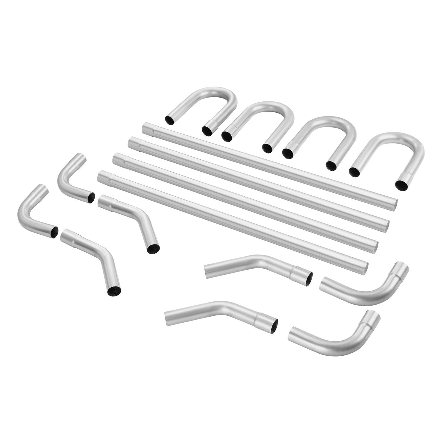 DIY Universal Exhaust Kit 16 Piece Exhaust Pipe Kit with Slip-Fit Joint