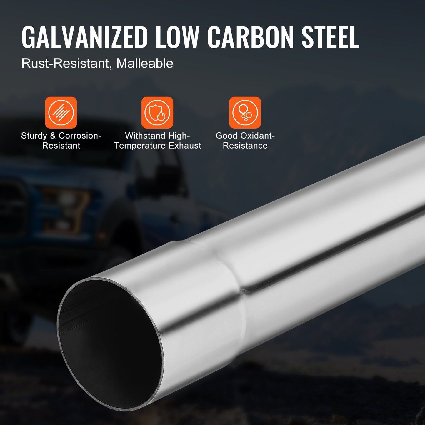 DIY Universal avgassats 16 delar avgasrörssats med slip-fit skarv