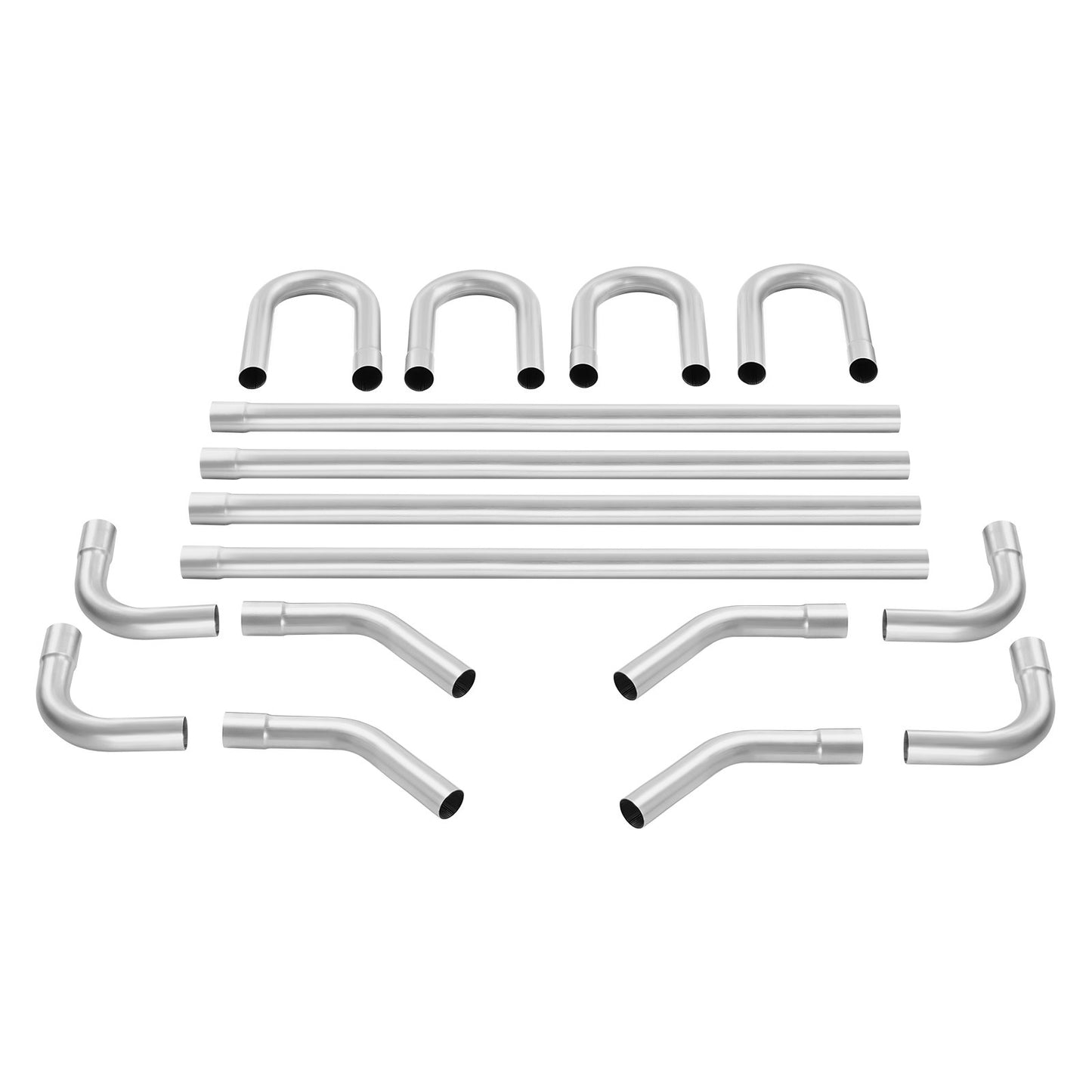 DIY Universal avgassats 16 delar avgasrörssats med slip-fit skarv