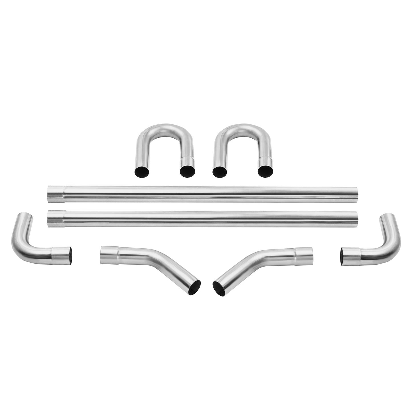 DIY universal exhaust kit 8 piece exhaust pipe kit with Slip-Fit Led