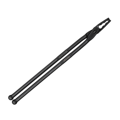 Schmiedezange, 18-Zoll-Wolfsbackenzange, Schmiedezange aus Kohlenstoffstahl mit A3-Stahlnieten, für Hufeisen, gebogene Formen, Blockschmieden, für Anfänger und erfahrene Schmiede und Klingenschmiede