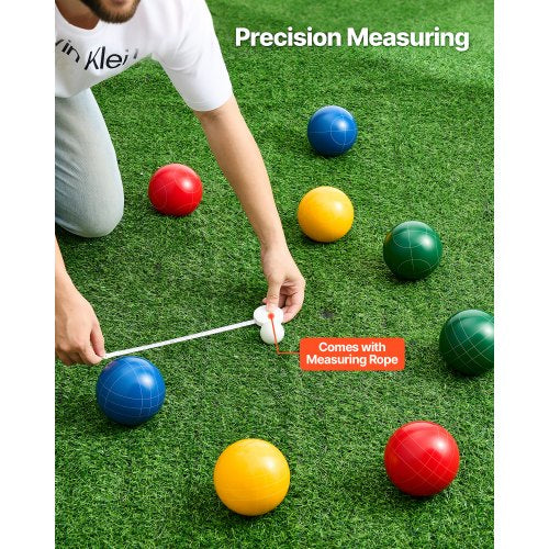 Boccia Ball Set Boccia Ball Game Set 107 mm 8 Resin Balls 4 Colors for the Beach | EU