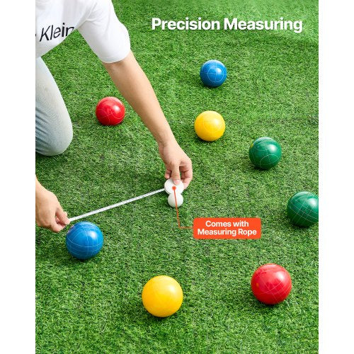 Boccia Ball Set Boccia Ball Game Set 90 mm 8 Resin Balls 4 Colors for the Beach | EU